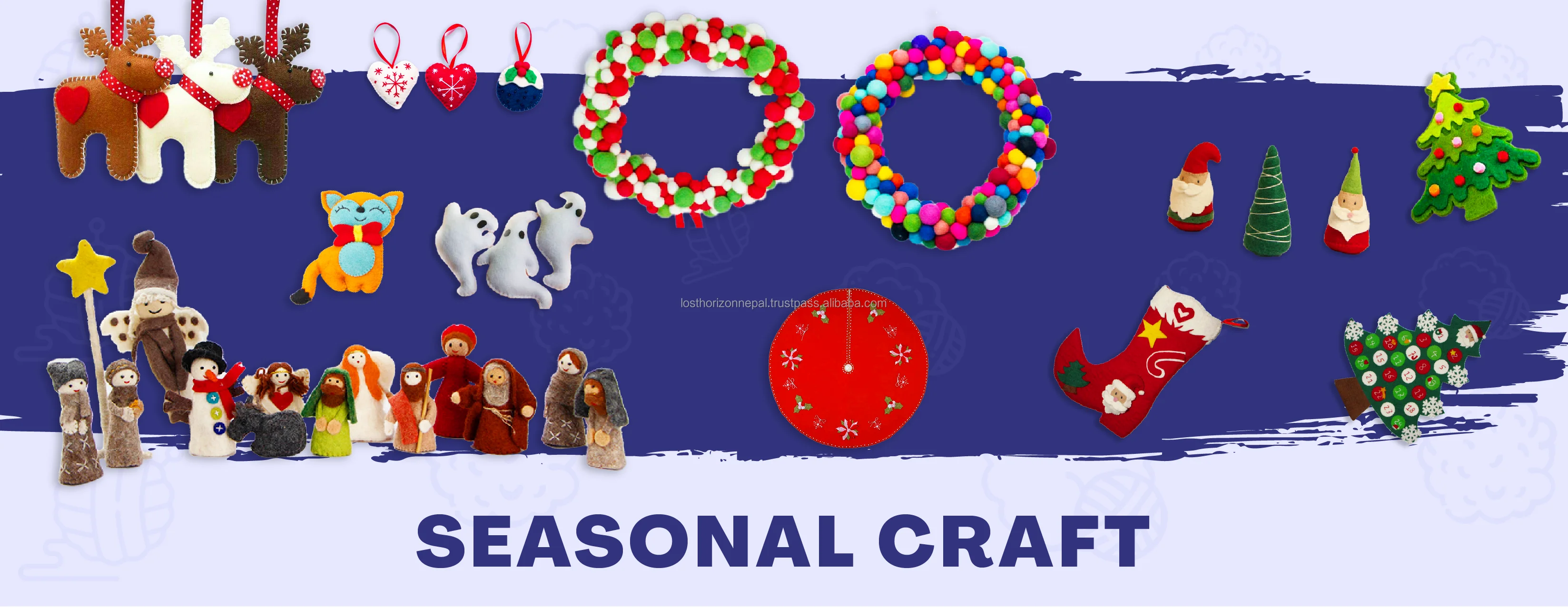 Nursery Decorations Shower Gift Hanging Toy Handmade Felt Baby Crib