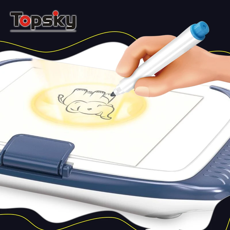 High Quality Plastic Projector Board Drawing Toys Light up Tracing Pad Painting Art Machine Board Toys for Children