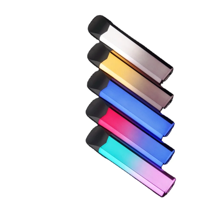 Lightweight Colorful Rechargeable Lighter Open Cover Burning Portable Multi-color Double-sided Cigarette Lighter