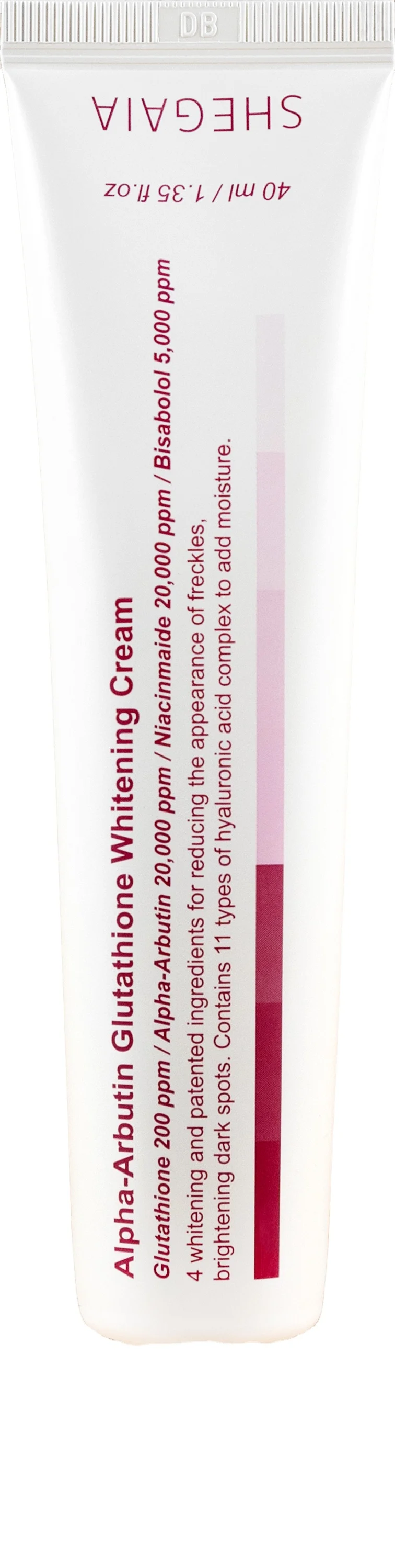 SHEGAIA Glutathione Whitening Cream for All Skin Types - Brighten Spots,  Pigmentation & Dullness with Hyaluronic Acid