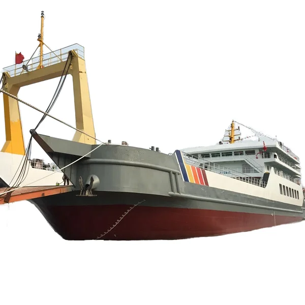24 Trucks 600ropax RORO Passenger Vessel for Sale - Steel Hull
