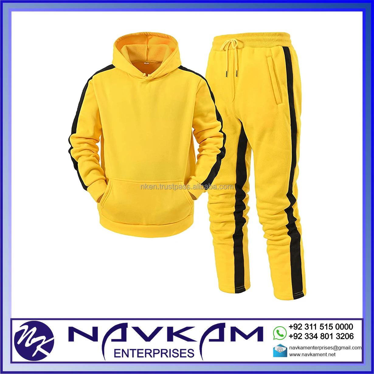 Men Slim Fit Tracksuit Clothing 2023 Pullover Men's Sweatsuits Sets ...