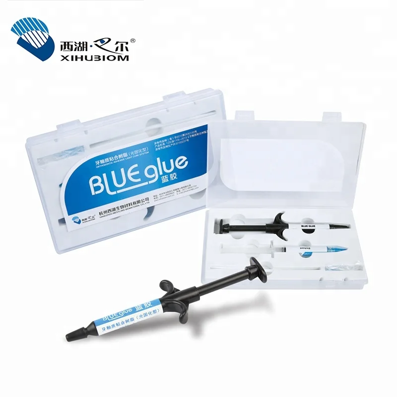 Blue Cement Dental TURBO Molar Band Adhesive Bonding Composite Resin Orthodontic