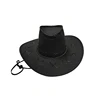 Black Distressed Cowboy Hat
