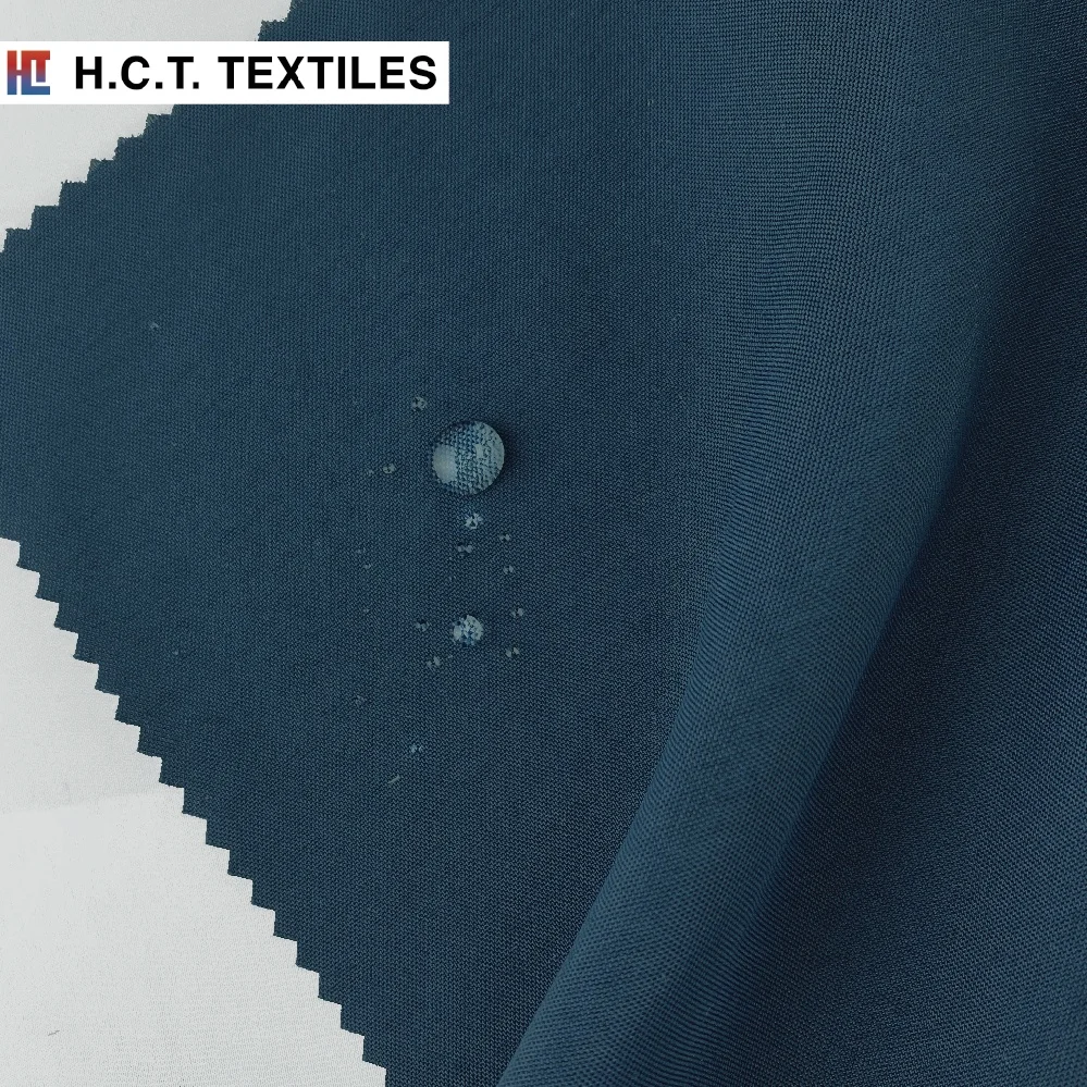 100% nylon taslan fabric waterproof water repellent cottony touch fabric