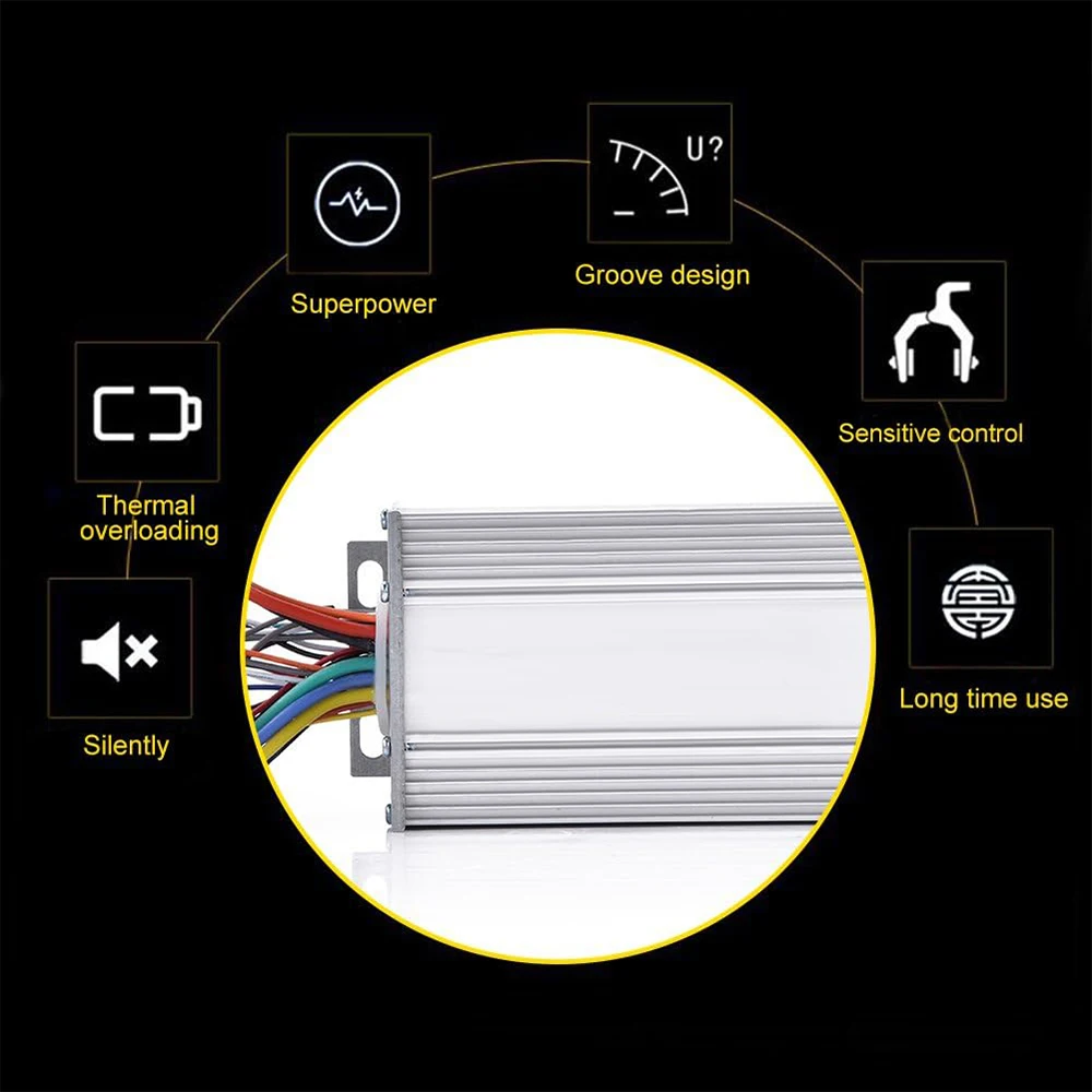 WXS Contrôleur de moteur 36V / 48V 350W avec panneau LCD sans balais