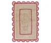 Jute rayé rose