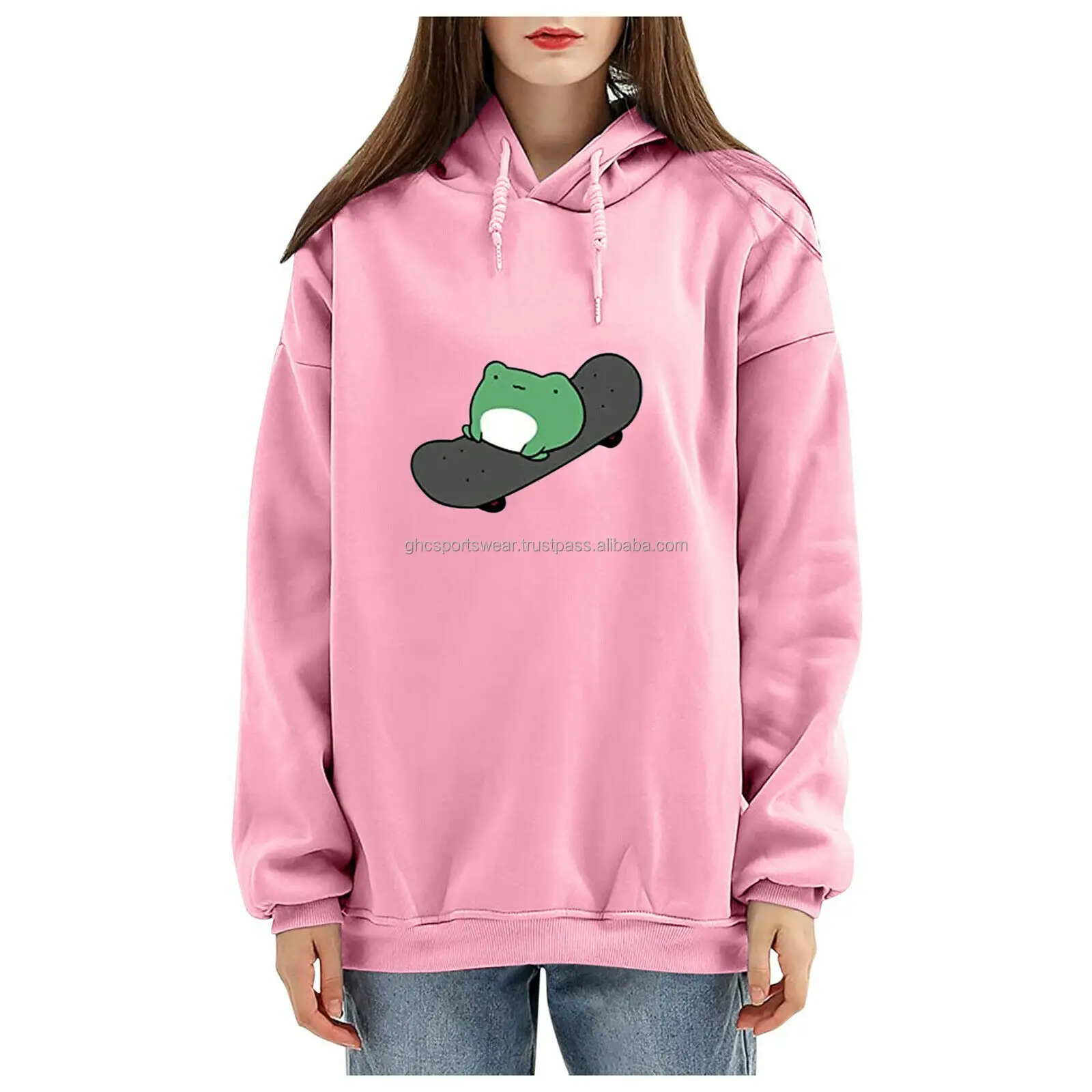 zipper frog moletom com capuz