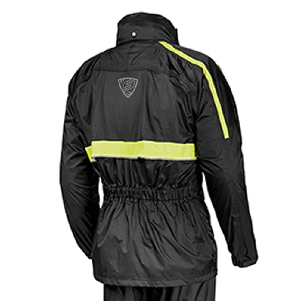 Rain Suit | Waterproof Lightweight Rain Jacket - Black / 3XL - TideWe