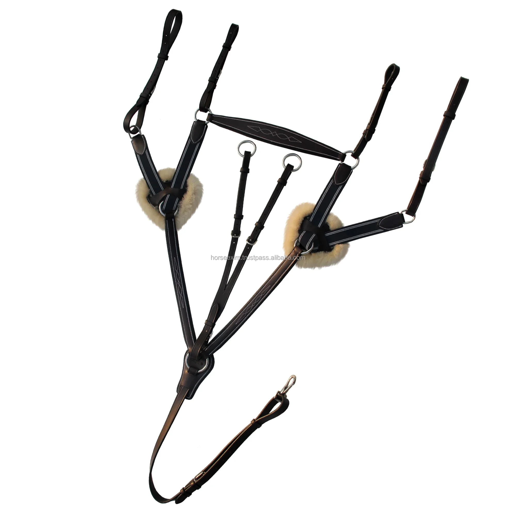 Horse Breastplate Indian Leather Heavy Duty All Purpose Western Horse