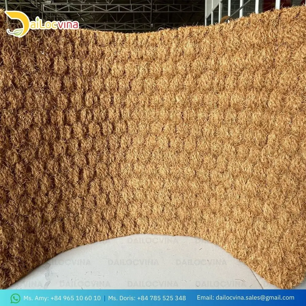 HANDMADE COIR DOORMAT 120 X 60CM IDEAL for EXTERNAL FLOORS and SURFACES QUICK DRYING