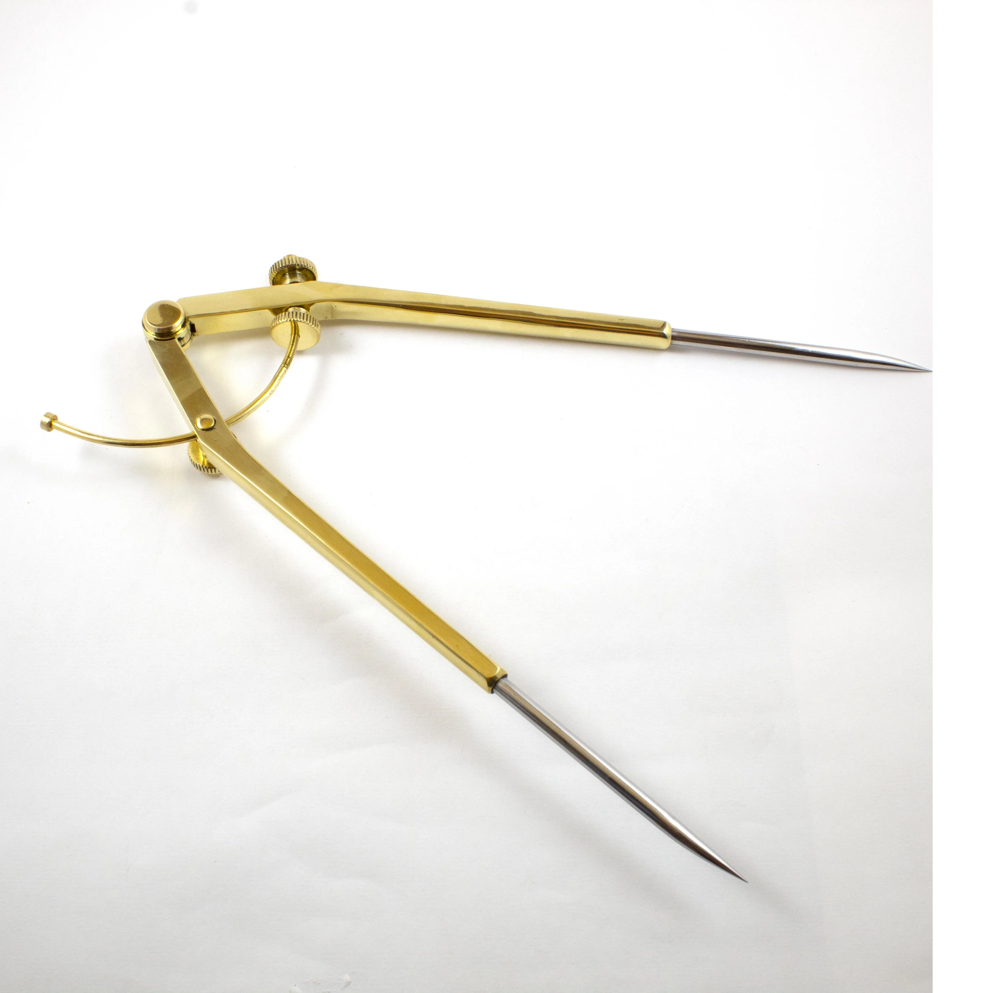 Морской морской латунный разделитель карт кожаный чехол прямой инструмент стальной наконечник ручной навигационный компас