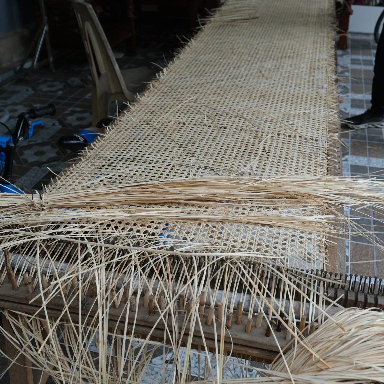 Pe Rattan bing White Color/ Rattan Cane/ Rattan Roll For Making