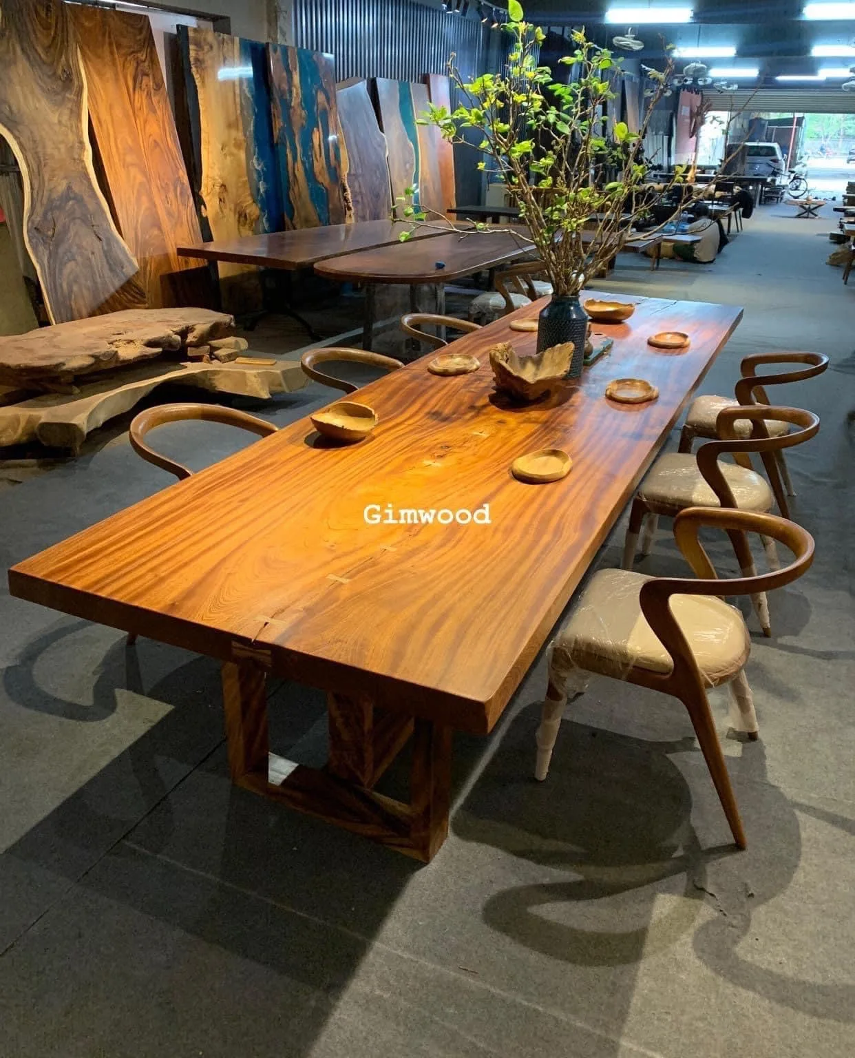 100% столешник из массива дерева/орех живого ореха/Саман/Кхая изготовленный на вьетнамской фабрике WHATSAPP + 84