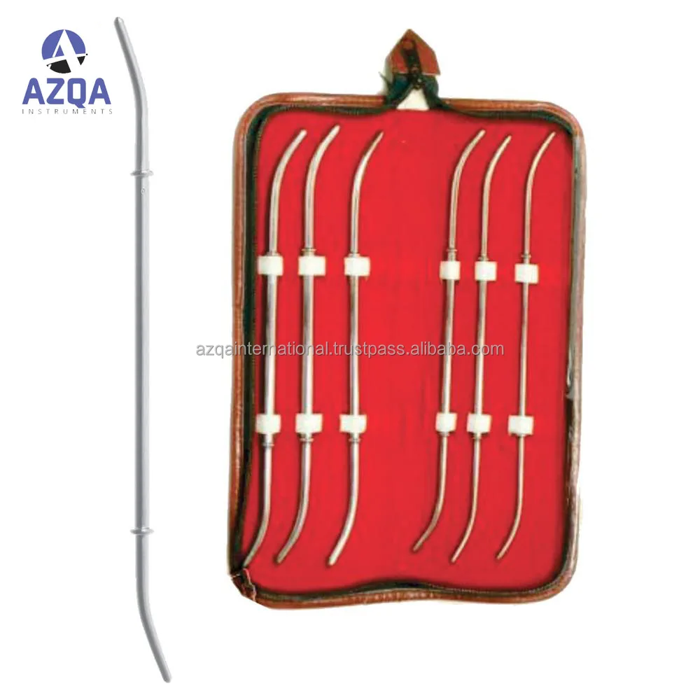 Wholesale Surgical Hegar Uterine Dilators Gynecology Bougie With Pouch