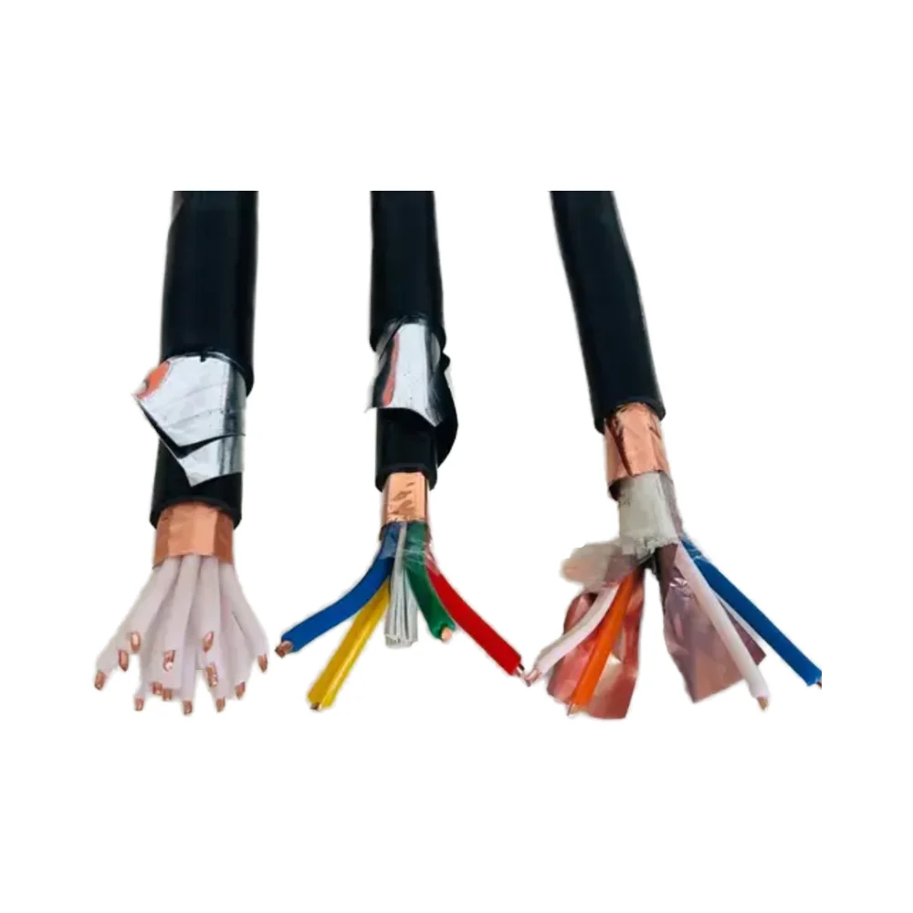 DJYVP-1*4*4mm2 300/500V PE Insulated PVC Encased Computer Controlled Shielded Twisted Bare Copper Core Wire Electrical Wires