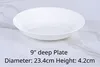 9-inch deep Plate