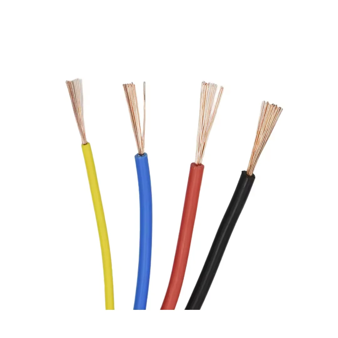 Single Core BV House Decoration PVC Insulation Copper Wire Electric Power Cable with XLPO for Low Voltage 1*4mm 1*6mm 1*10mm