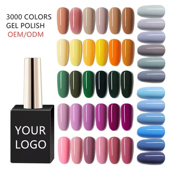 CCO Best Sale Nail Gel Factory Free Sample Private Label Oem 3000 Colors Soak off Color Gel Polish Uv Nail Gel