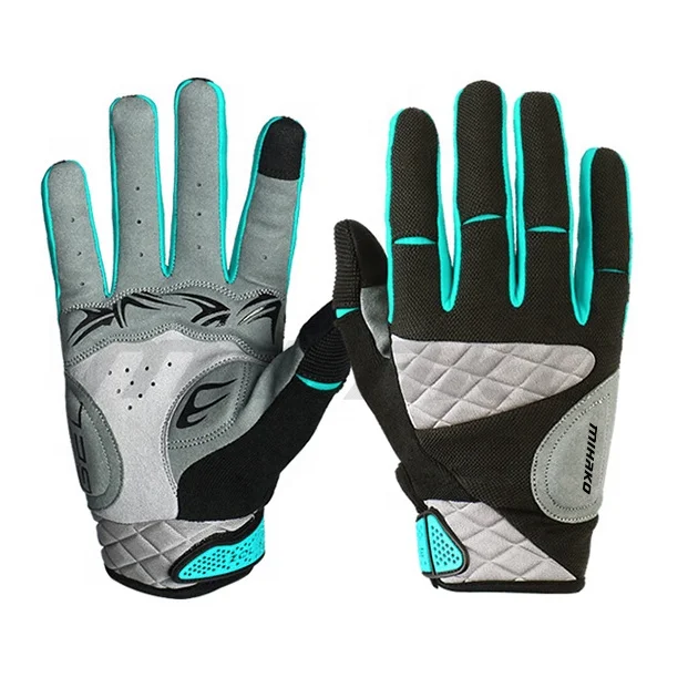 Custom Logo Printed Full-Finger Compression Sports Gloves for Racing Biking Cycling-Pro Biker Gym Fitness Hand Gloves