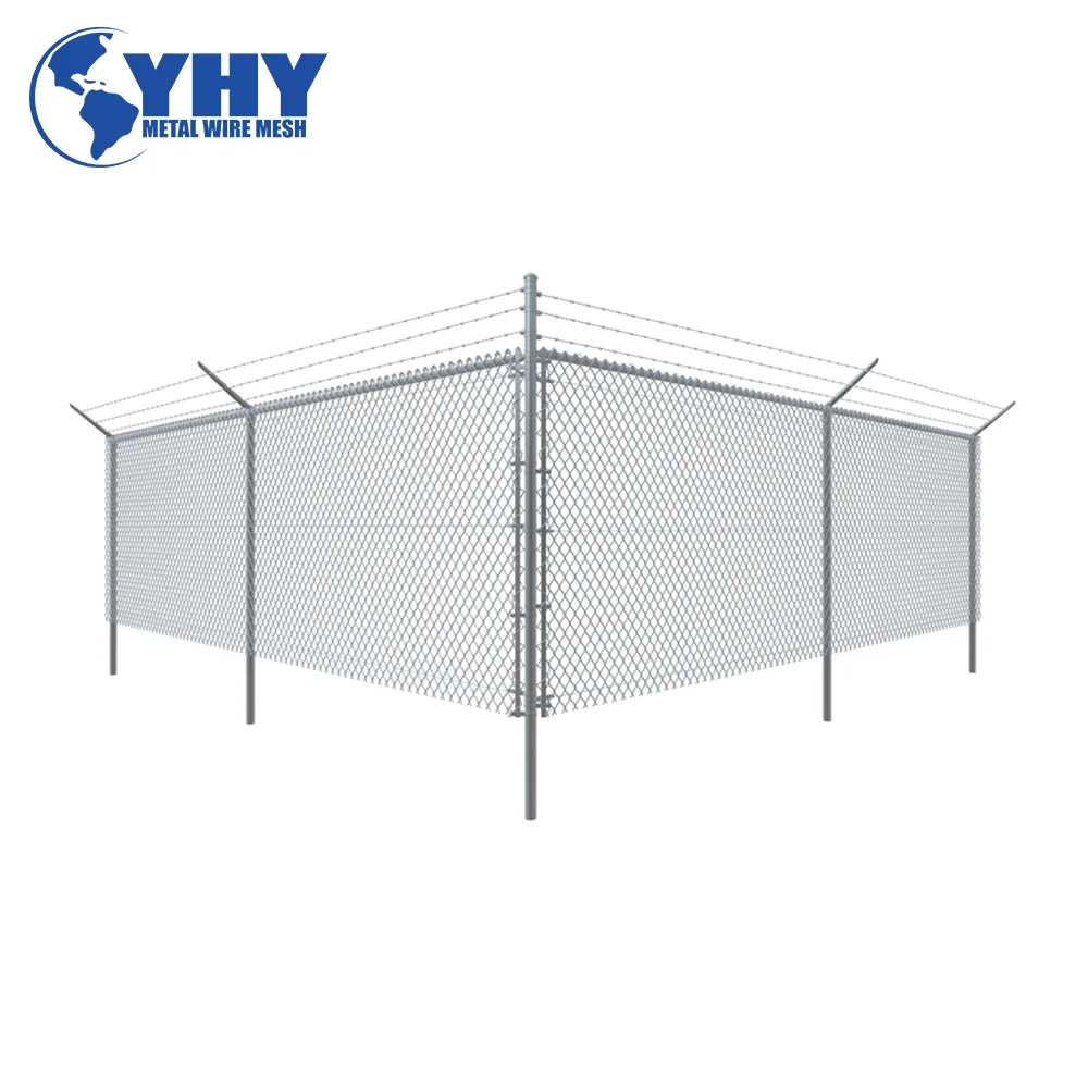 Easy Install Chain Link Wire Mesh Fence Used in Basketball Sport Playground