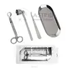 18 x 8.5 cm Silver tray set