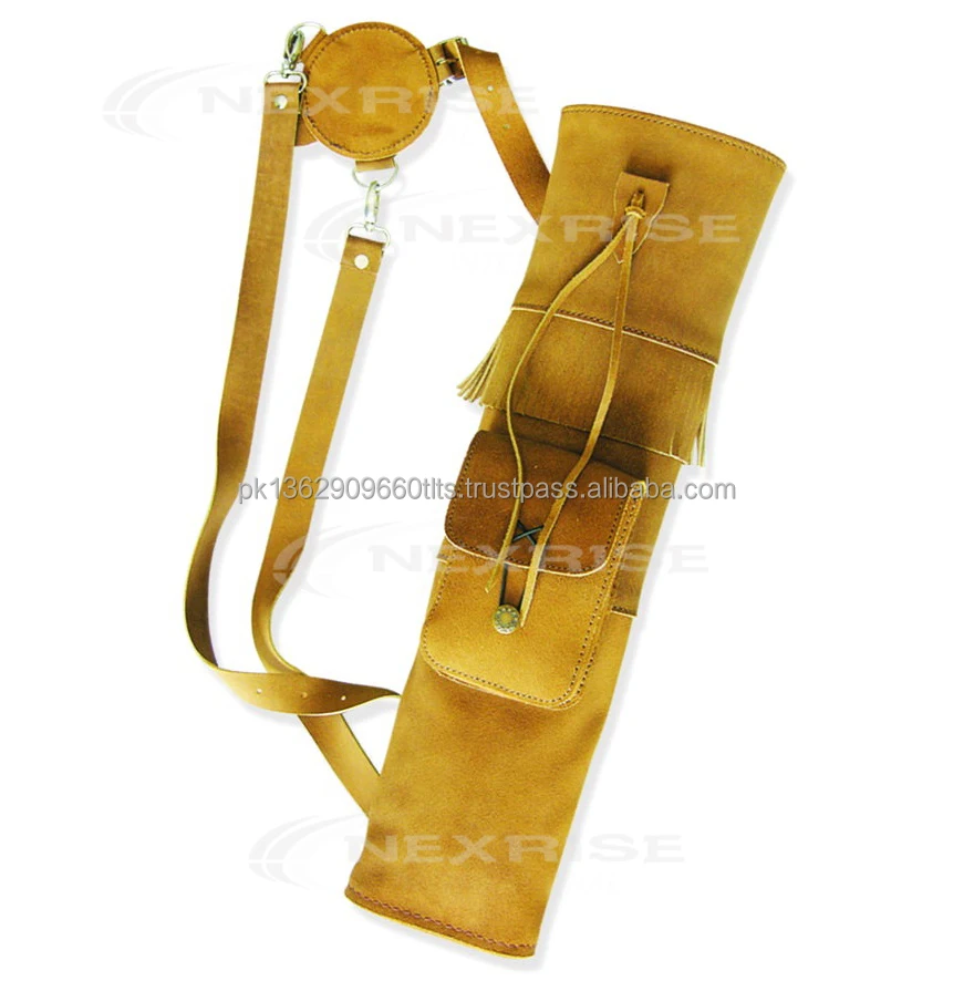 Back Pocket Arrow Quiver Horse Leather Pocket Quiver Martinique