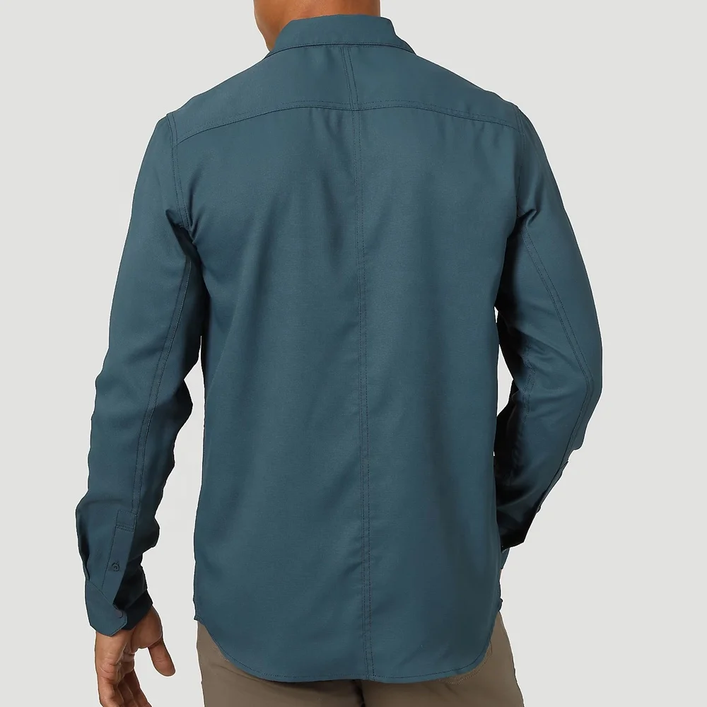 Customized Fishing Shirts Uv Protected/ Casual Shirts Men Solid Pattern