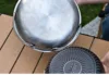 Wok 18 cm + poêle à frire 20 cm + couvercle [Ensemble de deux pièces]