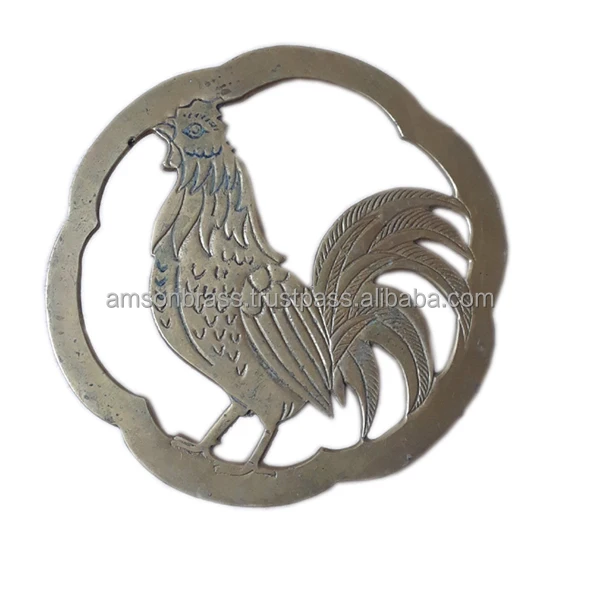 Classic Style Rectangular Decorative Metal Trivet Eco-Friendly Aluminium Cutlery Antique Heat Resistant Trivet
