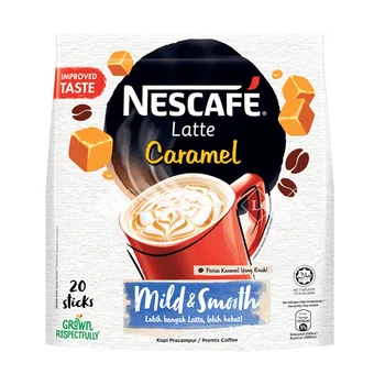 Export Direct Factory Malaysia Famous NESCAFE 3IN1 Latte Caramel Instant Coffee