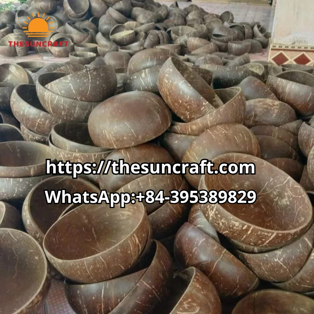 Handcrafted Customized Tropical Coconut Shell Goblet Cup Sustainable Wood Drink Bowl From Viet Nam Koi Eco-Friendly Gift Idea