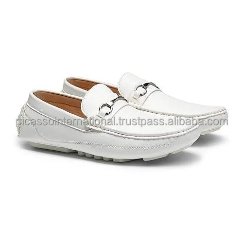 Superior Quality Classic Design Casual Daily Wear Widely Selling Cow Hide Genuine Leather Loafer Shoes from India