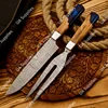 Olive Wood & Blue