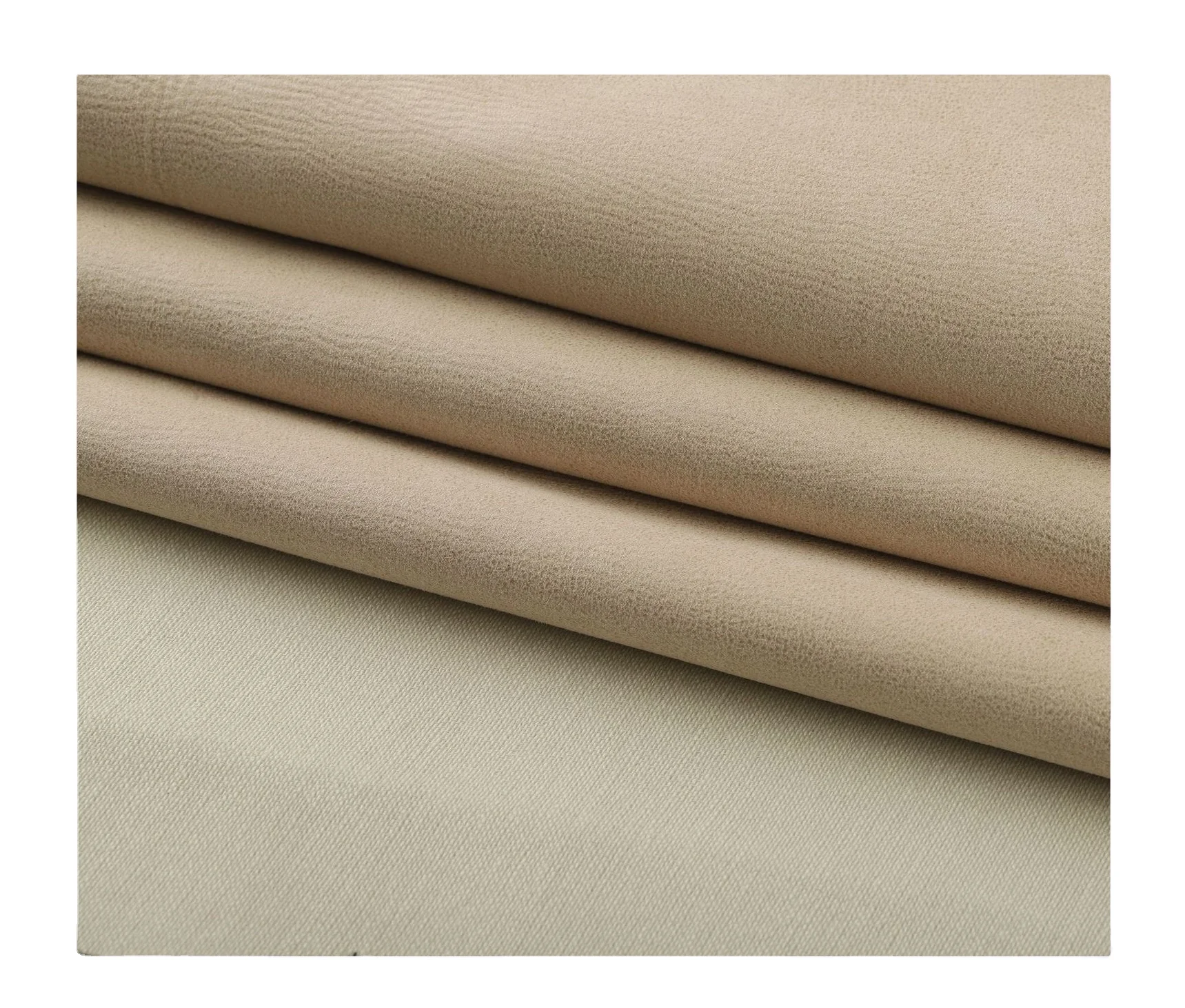 OEM Customized Logo Design Convex Pattern Microfiber Sofa Fabric Water Ripple Woven Plain Style Stretch Heavyweight for Home Use