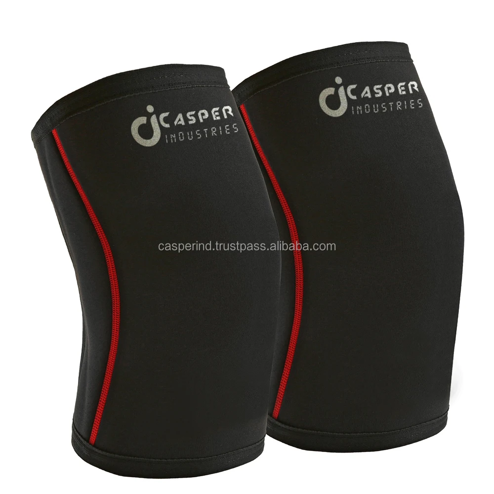 7mm Thick Neoprene Power Lifting Weightlifting Gym Knee Sleeve For Knee Support Workout Power 3721