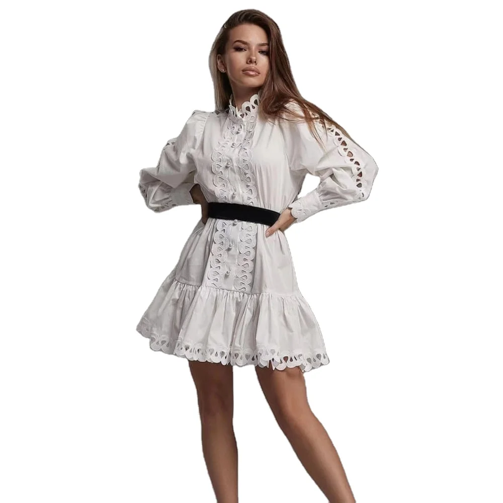 lantern sleeve plus size dress