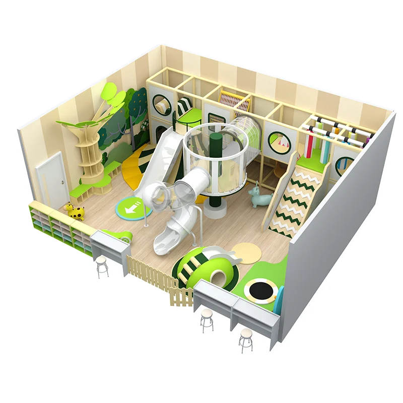 Feelkids ALITA-TQ26012 Indoor PE Board Plastic Galvanized Pipe Multi-Play Kids Activity Center Soft Play Room Max Capacity details