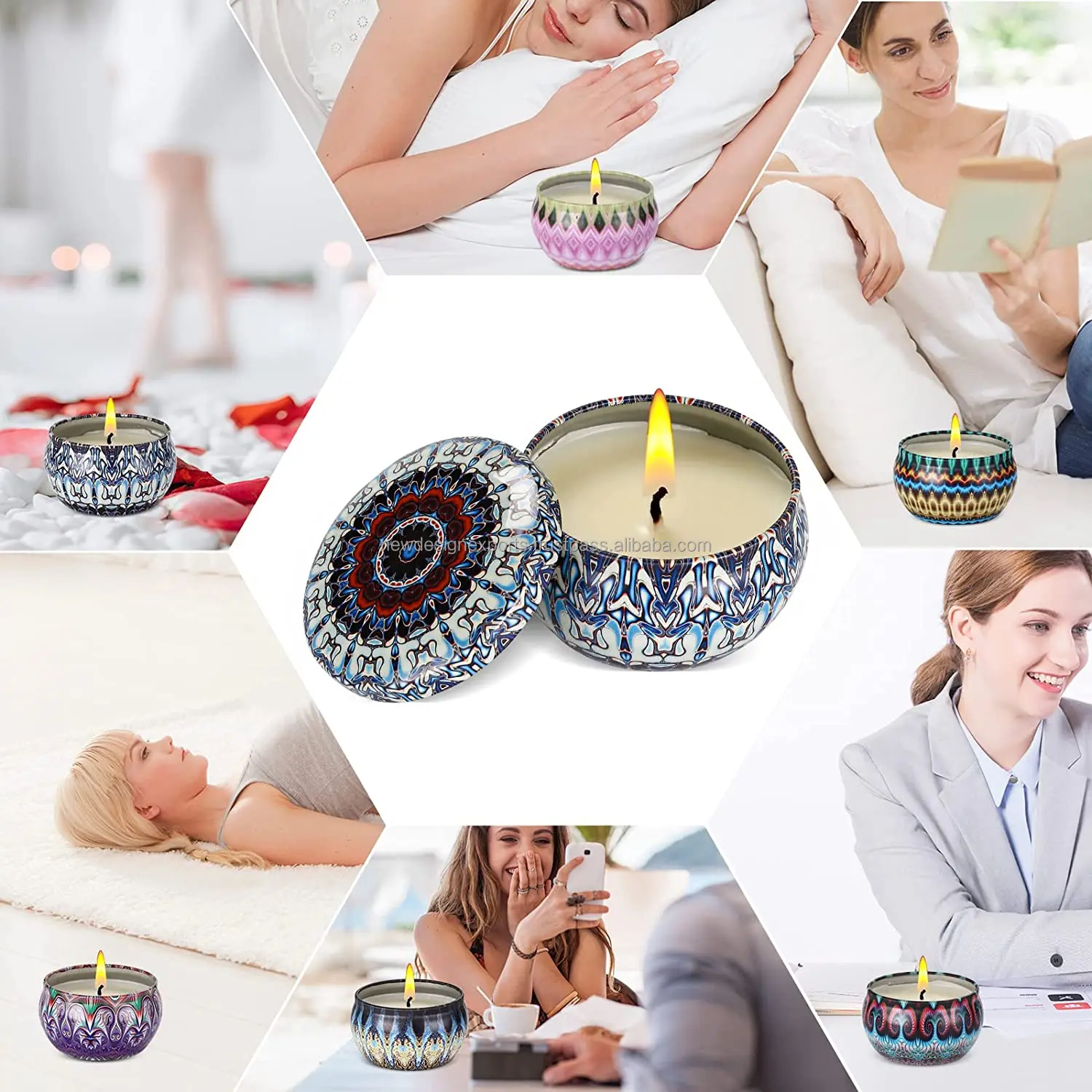 Candles For Home Scented 12 Pack,Scented Candles Gift Set For Women