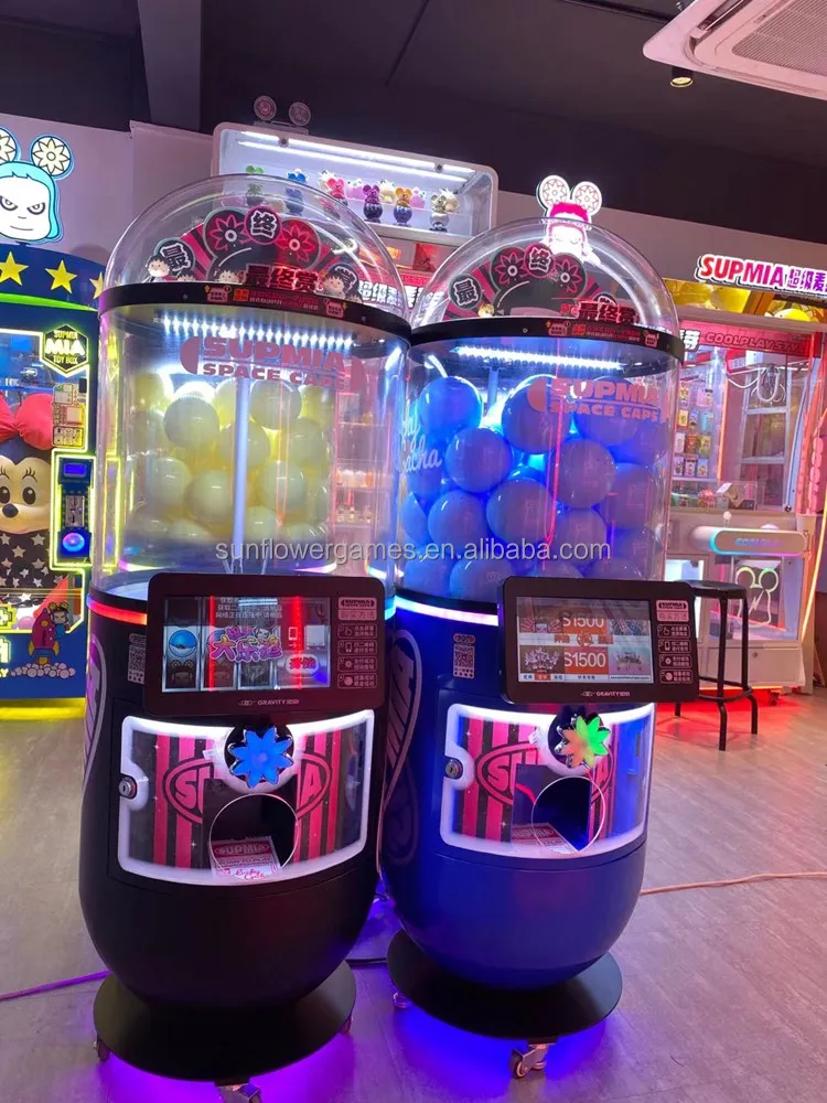 New Design Coin Operated Capsule Vending Machine Double Layers Big