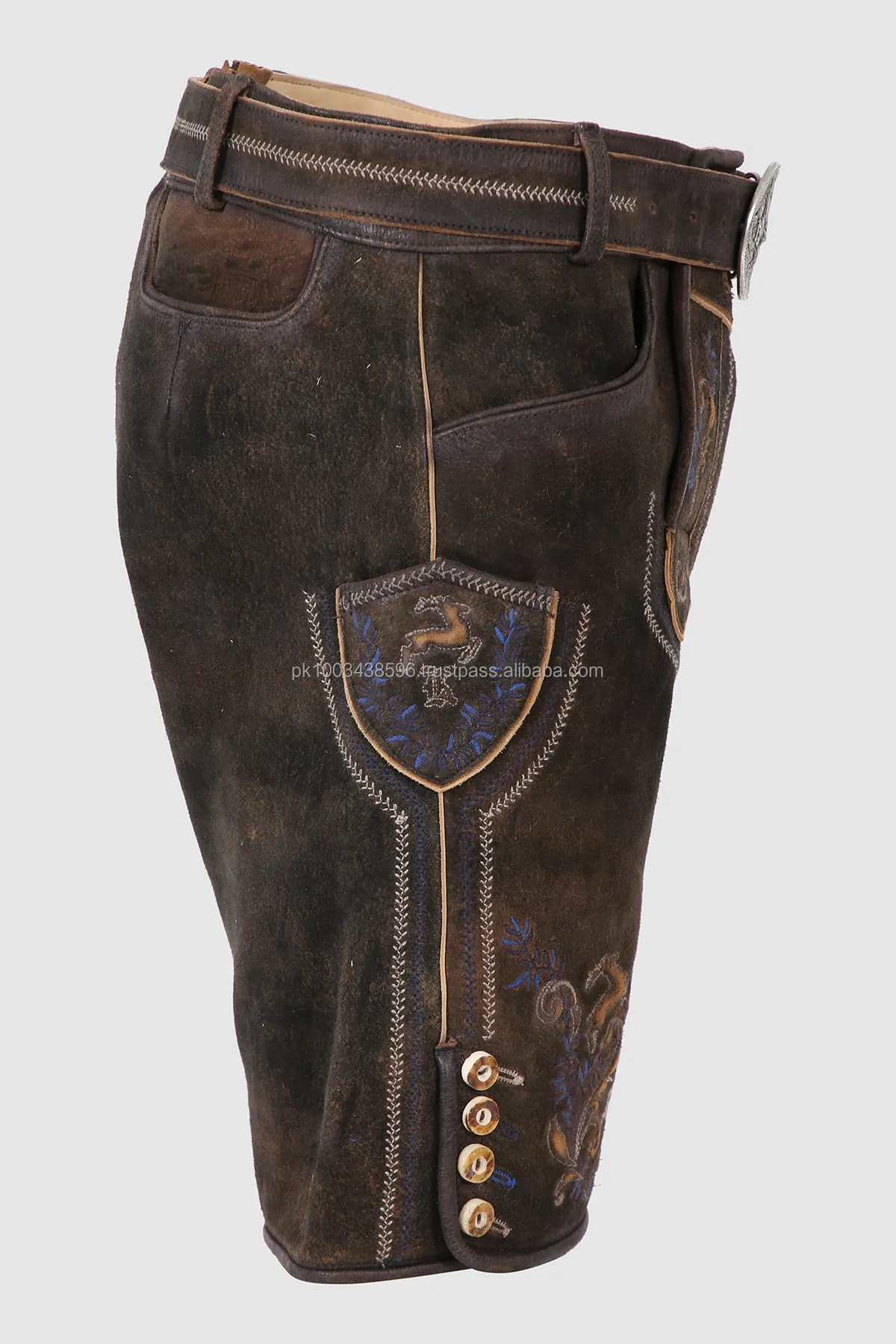 Real Leather Trachten Bavarian Custom Lederhosen Real Leather Short