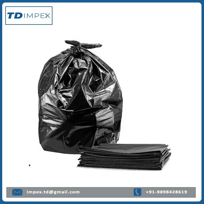 Heavy Duty Hdpe Plastic Garbage Bag Dustbin Liners Trash Bags Hot