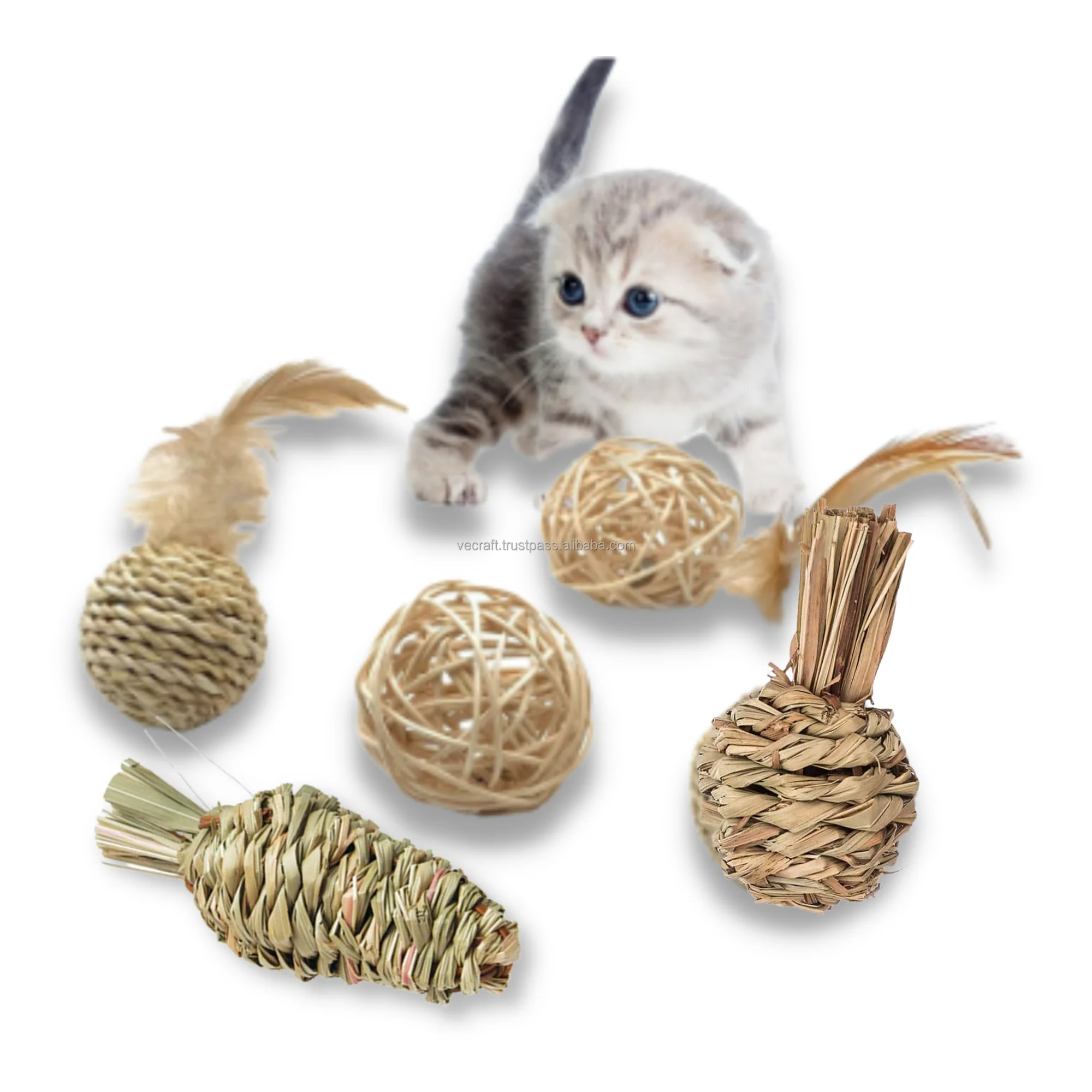 Wholesale Fun And Durable Seagrass Chewing Toy For Pets Perfect For