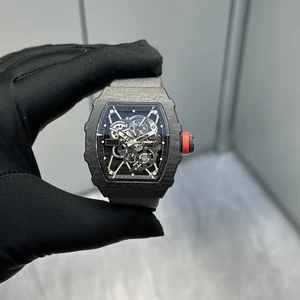 2026 New High-Quality Fashionable Men's Mechanical Watch Carbon Fiber Case Luminous Water Resistant Automatic Luxury Brand Watch