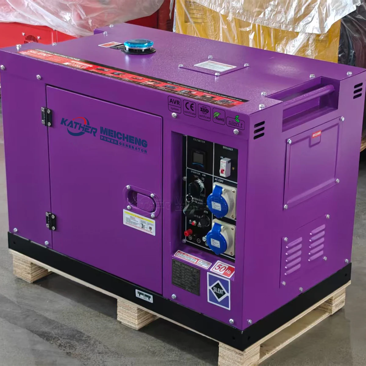 5kw 6kw 7.5kw 8kw 10kw 15kw Air Water Cooled Silent Portable Small Diesel Generator 10kva Genset Factory Diesel Generators Sale