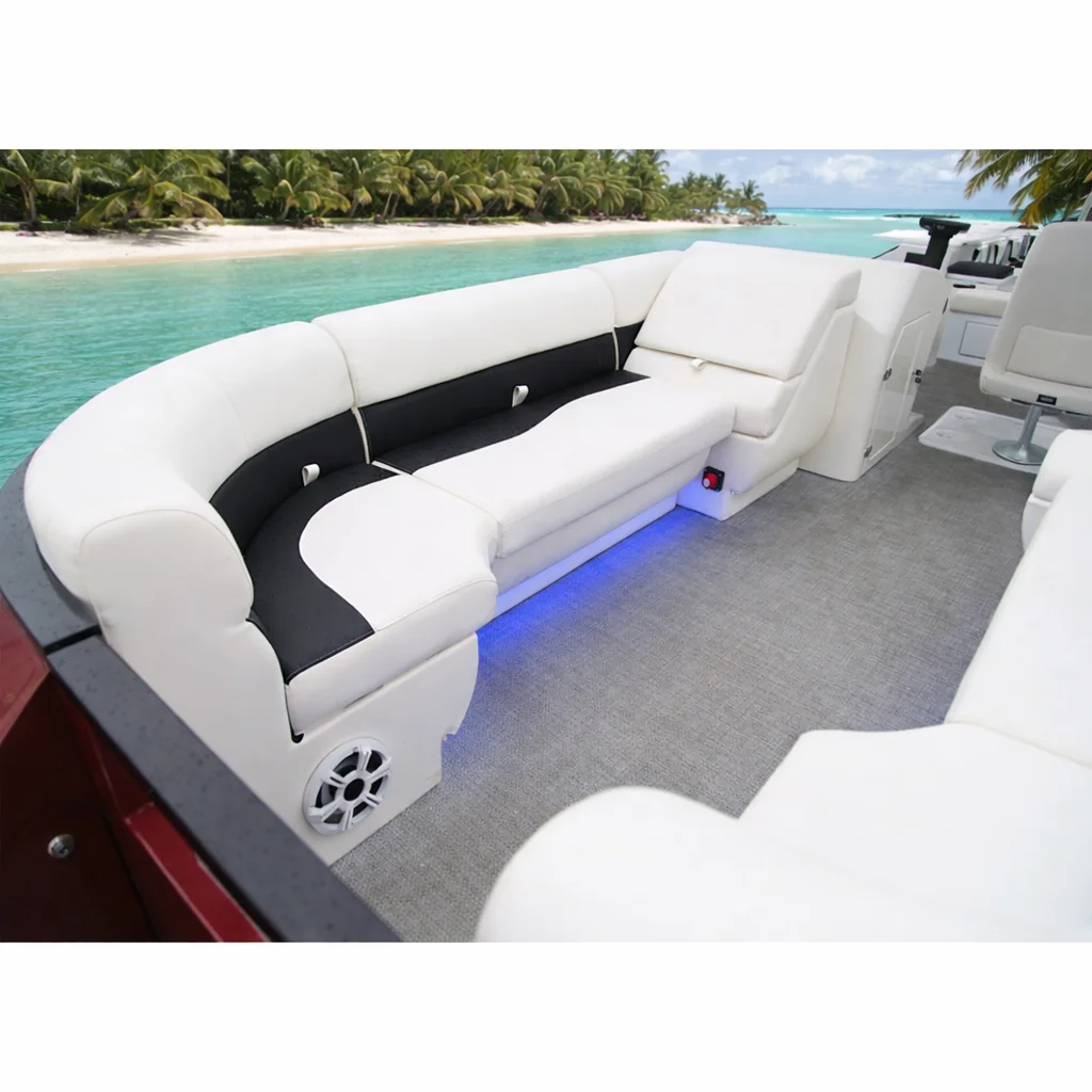 Foshan Kindle Best Family Custom Deck Modular Pontoon Barge Boat Foshan Kindle Best Family Custom Deck Modular Pontoon Barge Boat