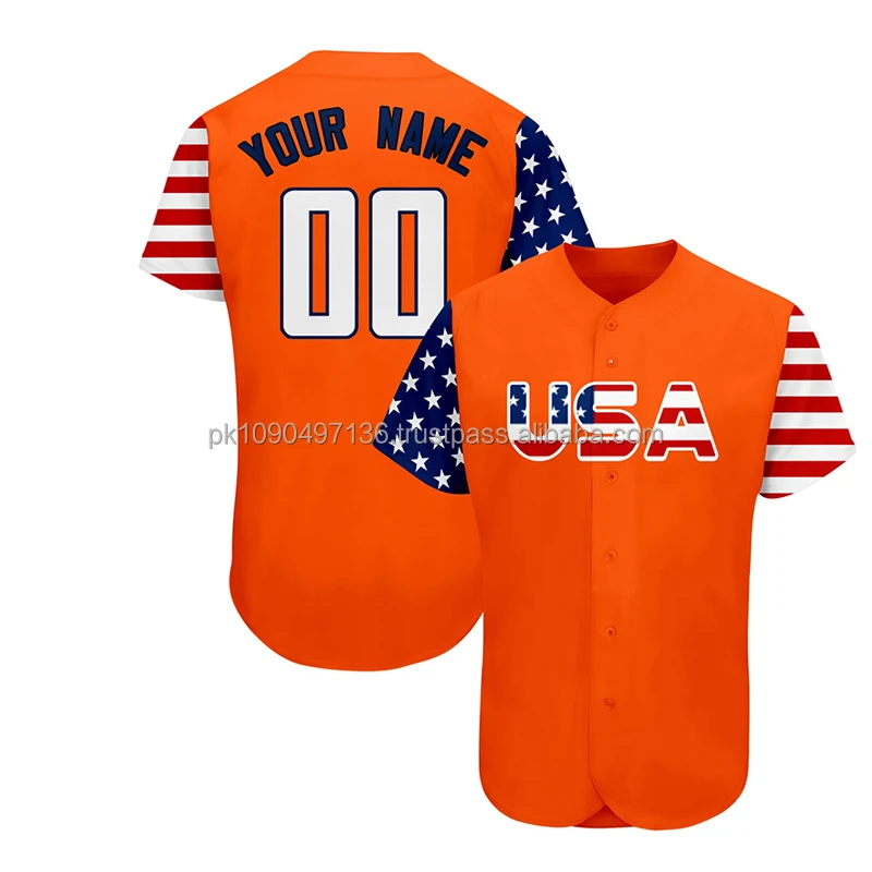 Personalized Baseball Jersey Stitch Your Name And Number For Breathable ...