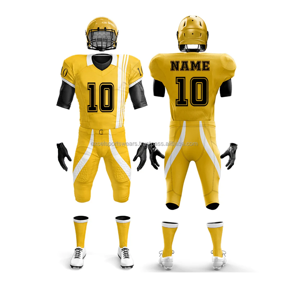 american football uniform 3D Model