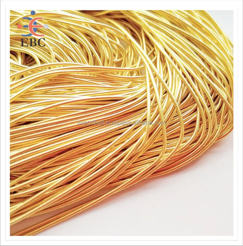 French Bullion Purl Wire For Embroidery Metal Wire Materials For