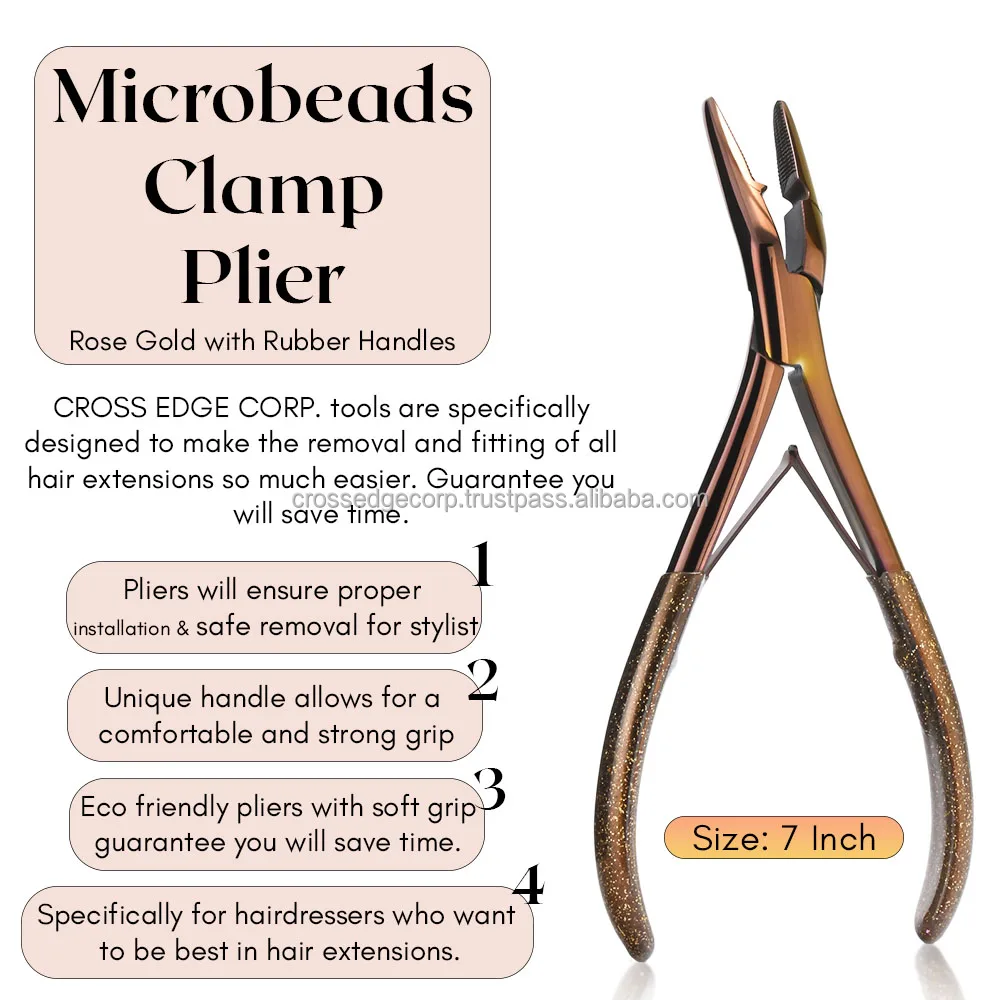 Micro Beads Clamp Plier Wholesale Price Stainless Steel Hair Extension